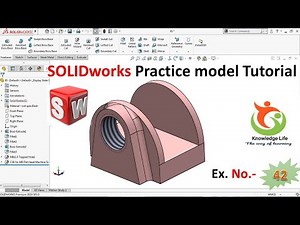 solidworks practice model tutorial|cosmetic thread|Hole Wizard|