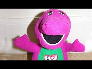 Plush 10" Barney the Dinosaur Sings "I Love You"