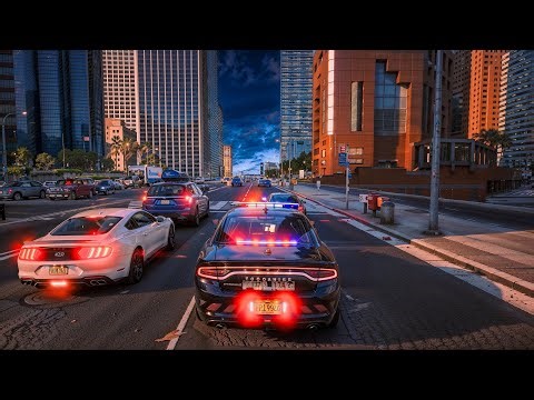 GTA 5 Police Patrol Roleplay | Realistic LSPDFR City Gameplay 4K