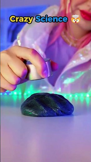 Magnetic Slime Experiment 🧲🔥