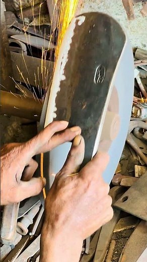 Making a New Butcher Toka from Sharpen | Blacksmith Forging Skill | Handmade Blade #blacksmithtools