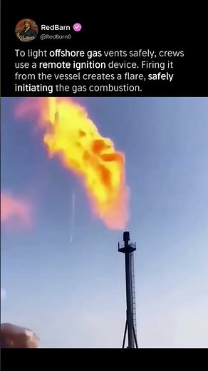 Safely Igniting Offshore Gas Flares