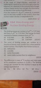 In the study of Geiger-Marsden experiment on scattering of α-pa... | Filo