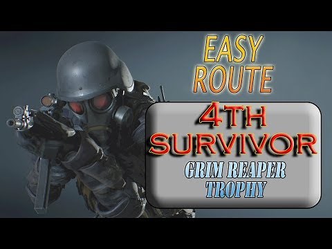 RESIDENT EVIL 2 REmake (PS4) The 4th Survivor / Grim Reaper THE EASY WAY