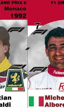 Formula 1 1992 Monaco Grand Prix #formula1 #ranking