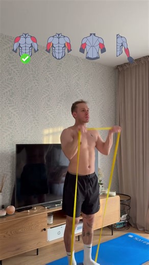 Resistance Band Arm Workout at Home (Biceps, Triceps, Shoulders, Forearms)