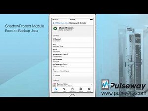 Pulseway - StorageCraft ShadowProtect Integration