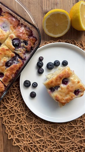 Lemon Blueberry Butter Swim Biscuits Recipe