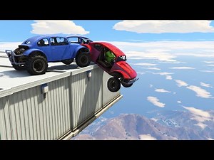 MILE HIGH DEMO DERBY! (GTA 5 Funny Moments)