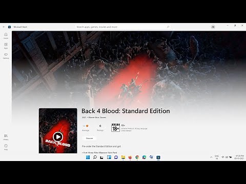 Fix Back 4 Blood Not Installing From Microsoft Store On Windows 11 or 10