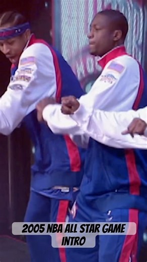 2005 NBA All Star Game Intro was amazing - Allen Iverson, DWade, VC, LeBron and Shaq