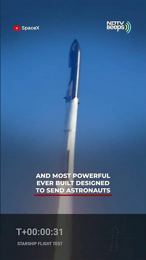 Watch: World's Largest Rocket, Starship, Explodes During Test Flight | NDTV Beeps