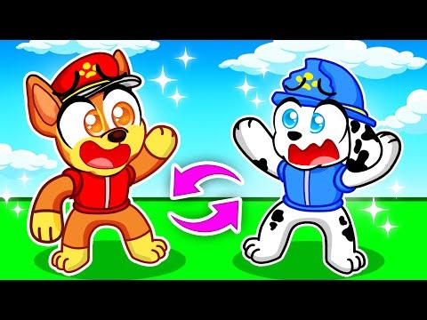 Chase & Marshall SWAP COLORS in Roblox!