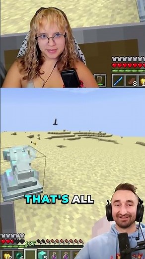 Do you think Dropsy liked the prize? #minecraft #jeromeasf #minecraftfunny