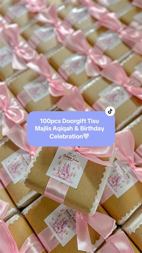 Doorgift Menarik untuk Majlis Aqiqah dan Hari Jadi