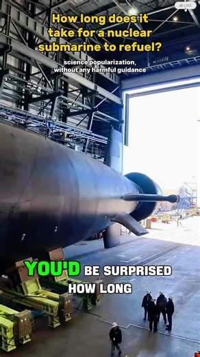 How long does it take for a nuclear submarine to refuel #education #military #popular #usa_tiktok