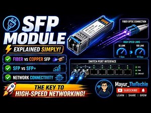 🔌 SFP Module Explained