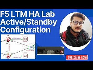 F5 LTM High Availability (HA) Active/Standby Configuration – Lab Demonstration.