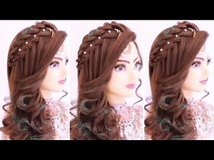 💁Curly Bridal Hairstyles I Engagement Hairstyles I Walima Bridal hairstyles l Braids Hairstyles 2025