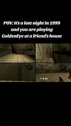 ✨ POV: It’s 1999, you’re half asleep on the floor at your friend’s house, and GoldenEye 007 is running on the big chunky TV. 4-player split screen chaos, and everybody screaming “NO ODDJOB!” at the top of their lungs. Nights like this just hit different. GoldenEye wasn’t just a game — it was the sleepover experience. You either got smoked in Facility, camped in Complex, or were beefing with your homie for screen-peeking. This was peak late 90s gaming culture. Do y’all remember staying up way too