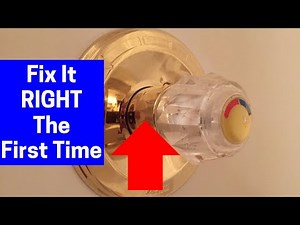 How To Replace Tub Shower Cartridge Washers & Springs - Fast & Easy!