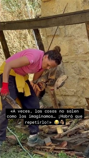 ¡El leñero no salió como esperábamos! 😅🪵 Toca repetir