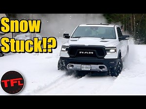Snow + Off-road = Totally STUCK 2020 Ram Rebel? OR NOT!