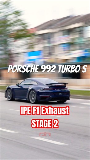 ✈️ IPE F1 titanium exhaust Porsche 992 Turbo S