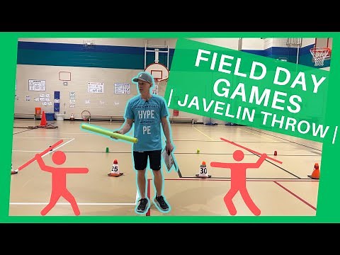 Field Day Games in PE | The Javelin Throw |
