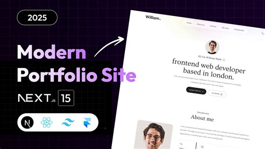 React - 🚀手把手教你用 Next.js 搭建超酷个人网站！🔥 2025最新React教程，零基础也能学会！💻