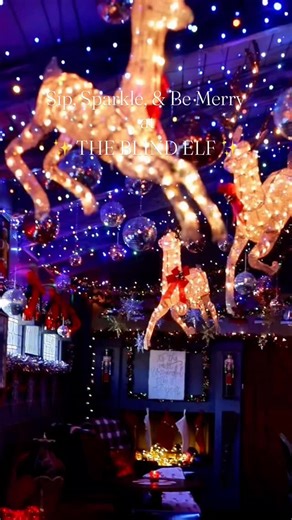 The Blind Elf is back, and it’s bigger, brighter, and merrier than ever. 🎄✨ Our holiday pop-up bar transforms The Blind Pig into a spirited holiday escape filled with twinkling lights, vintage ornaments, playful surprises, and wall-to-wall cheer. Enjoy à la carte service Tuesday–Sunday evenings for the first few weeks. Starting November 24th, The Blind Elf is open seven days a week. On November 28th, we launch The Blind Elf Experience—a reservation-only package that includes two specialty cockt