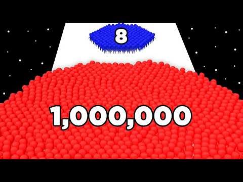 1,000,000 ARMY vs 1 MAN! - Count Master