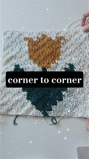 🌷 How to Crochet Corner to Corner (C2C) | Easy Tulip Placemat Tutorial