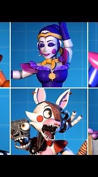 FNAF AR Rejected Security Breach Animatronics Workshop Animations