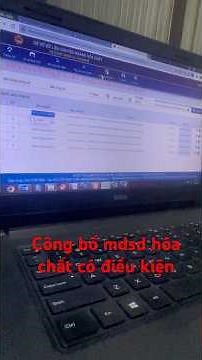 Hướng dẫn công bố mục đích sử dụng hóa chất có điều kiện