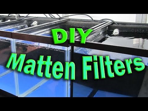 DIY Matten filter for aquariums