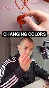 Crochet Tutorial - Changing Colors #slavacrochets
