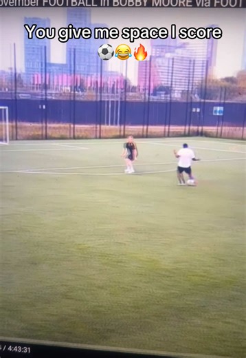 You give me space, I score ⚽️ #football #bobbymoore #stratford #Soccer #goals