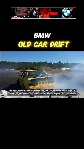 💨 Legendary BMW Old Car Drift | Classic Beast on Fire! #bmw #shorts #automobile