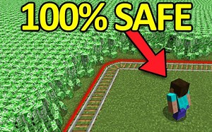 在Minecraft里那些让人意想不到的场面大合集！100,000 Creepers VS 1 Player!