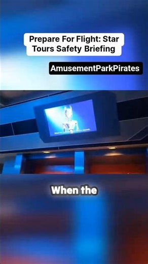 Prepare For Flight: Star Tours Safety Briefing #shorts #disneyland #disneyparks