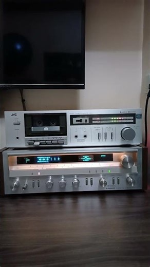 PIONEER Stereo Receiver SX 3600 / JVC Stereo Cassette Deck KD D2