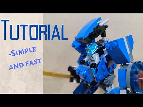 A Simple Lego Mech for Your Breaktime Builds - LEGO MOC Tutorial
