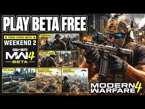 How To Play Modern Warfare 4 Open Beta Free - No Code Or Preorder - Full Guide