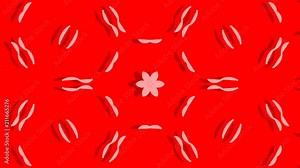 Background with animated patterns. Animation is looped, which allows you to use its necessary time. Stock Video