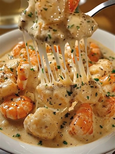 Seafood Newburg Ingredients: 1 pound mixed seafood (shrimp, scallops, and crab meat) 2 tablespoons butter 1 small onion, finely chopped 1 clove garlic, minced 1 cup heavy cream ...... Full Recipe in Coʍmеոτ 💬 | Old Fashioned Recipes