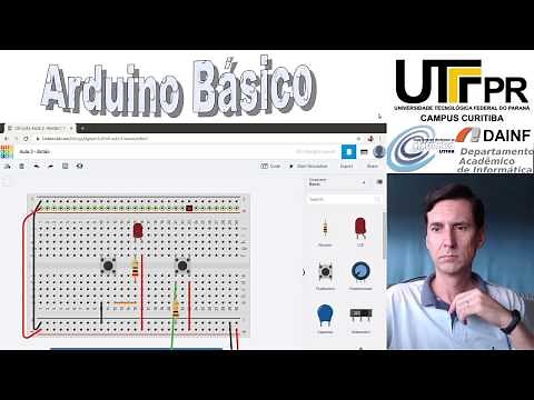 ABTC-3-Arduino Básico com TinkerCad Circuits - Aula 3 - Botão e LED
