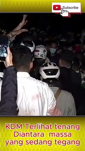 kdm ditengah kerumanan masa yang tegang #kdm