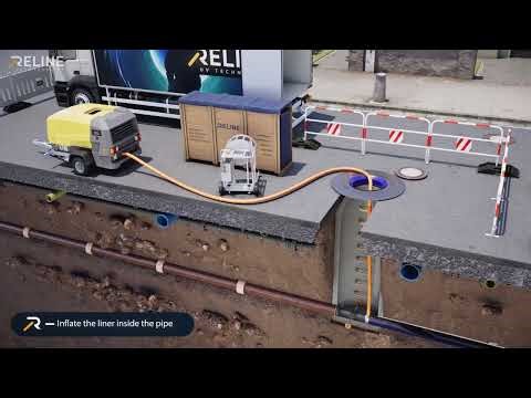 Rehabilitation of Pipe Lines Through CIPP trenchless technology.