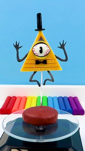 Bill Cipher Clay Sculpture Tutorial